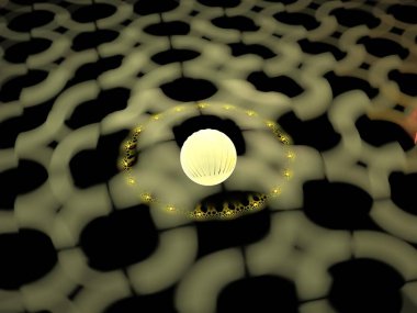 Hayali fraktal arkaplan resmi