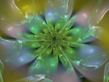 Hayali fraktal arkaplan resmi