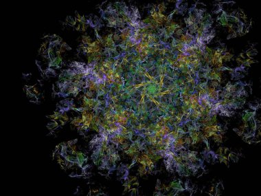 Hayali fraktal arkaplan resmi