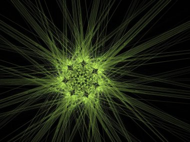 Hayali fraktal arkaplan resmi