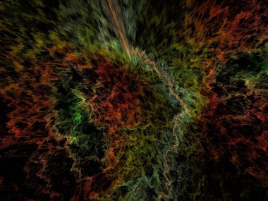 Hayali fraktal arkaplan resmi