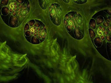 Hayali fraktal arkaplan resmi