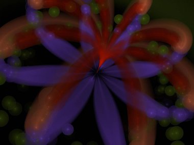 Hayali fraktal arkaplan resmi