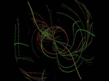 Hayali fraktal arkaplan resmi