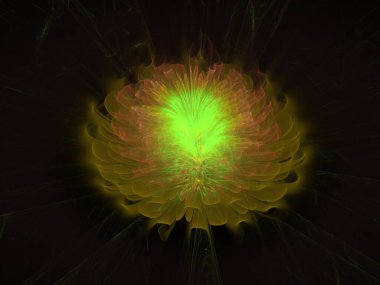 Hayali fraktal arkaplan resmi