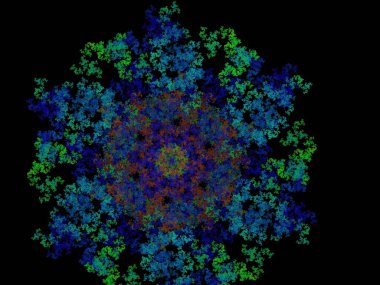 Hayali fraktal arkaplan resmi