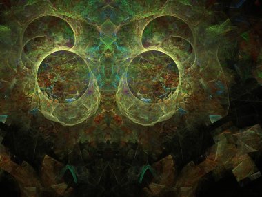 Hayali fraktal arkaplan resmi