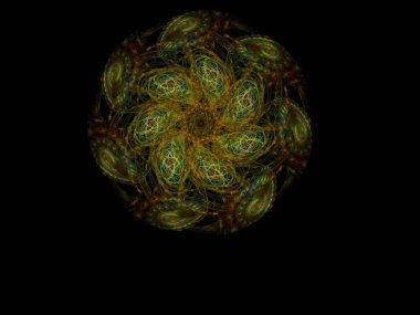 Hayali fraktal arkaplan resmi