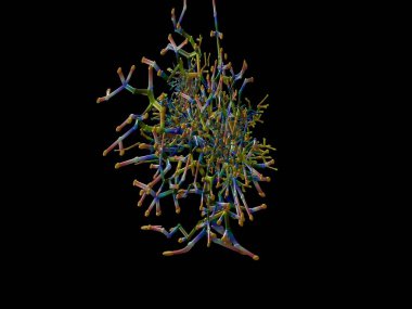 Hayali fraktal arkaplan resmi