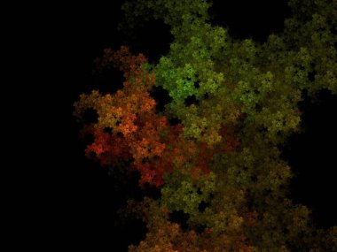 Hayali fraktal arkaplan resmi