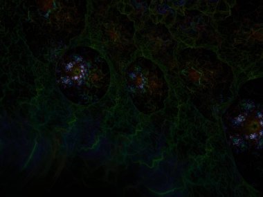 Hayali fraktal arkaplan resmi