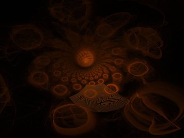 Hayali fraktal arkaplan resmi