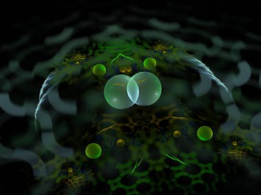 Hayali fraktal arkaplan resmi