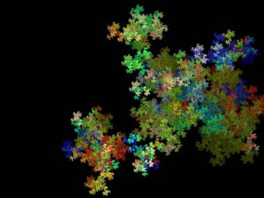 Hayali fraktal arkaplan resmi