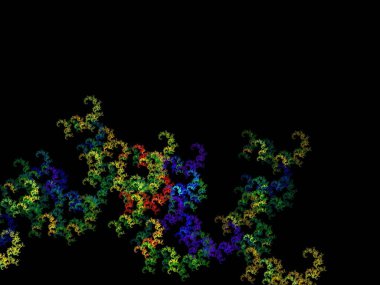 Hayali fraktal arkaplan resmi