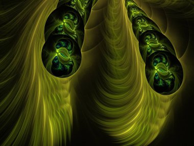 Hayali fraktal arkaplan resmi