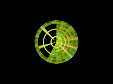 Hayali fraktal arkaplan resmi