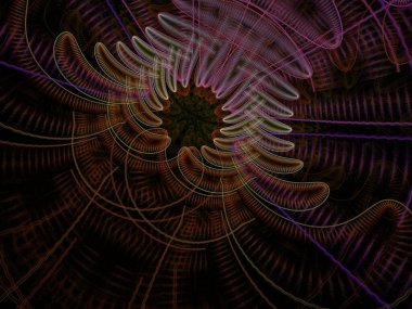 Hayali fraktal arkaplan resmi