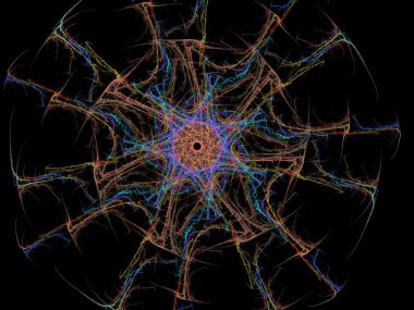 Hayali fraktal arkaplan resmi