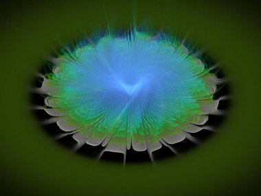 Hayali fraktal arkaplan resmi