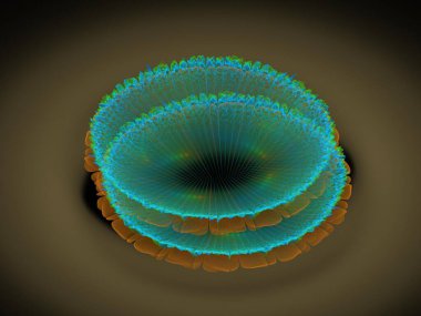 Hayali fraktal arkaplan resmi