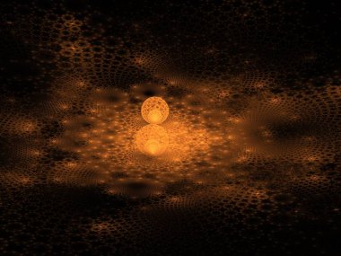 Hayali fraktal arkaplan resmi