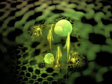 Hayali fraktal arkaplan resmi