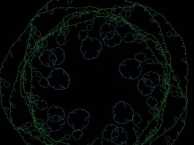 Hayali fraktal arkaplan resmi