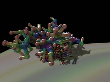 Hayali fraktal arkaplan resmi