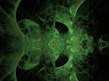 Hayali fraktal arkaplan resmi