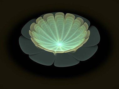 Hayali fraktal arkaplan resmi