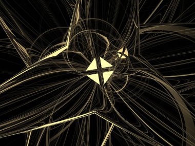 Hayali fraktal arkaplan resmi