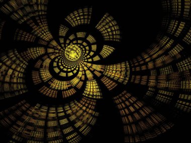 Hayali fraktal arkaplan resmi