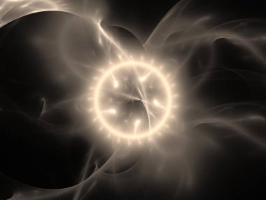 Hayali fraktal arkaplan resmi