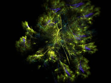 Hayali fraktal arkaplan resmi