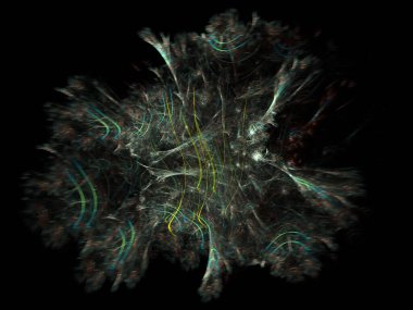 Hayali fraktal arkaplan resmi