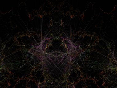 Hayali fraktal arkaplan resmi