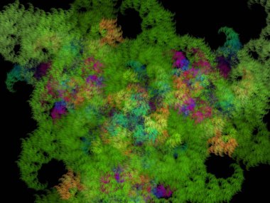 Hayali fraktal arkaplan resmi