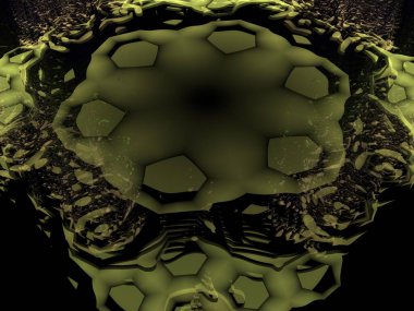 Hayali fraktal arkaplan resmi