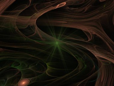Hayali fraktal arkaplan resmi