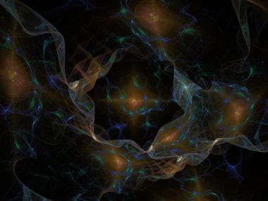 Hayali fraktal arkaplan resmi