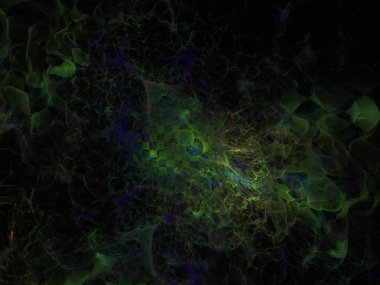 Hayali fraktal arkaplan resmi