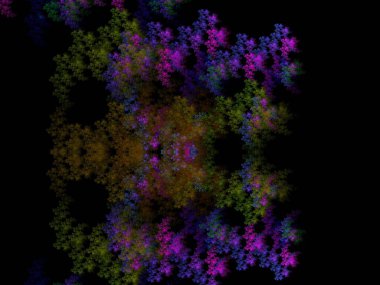 Hayali fraktal arkaplan resmi