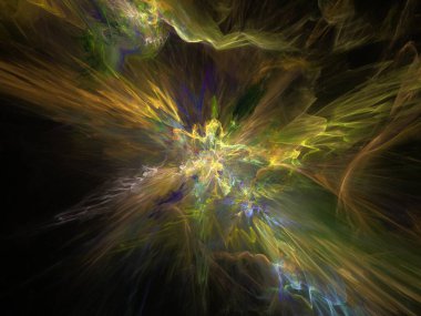 Hayali fraktal arkaplan resmi