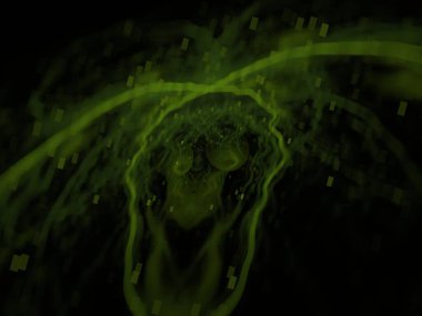 Hayali fraktal arkaplan resmi