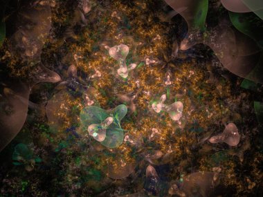 Hayali fraktal arkaplan resmi