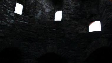 Polruan burnu, kışın Cornwall, video 