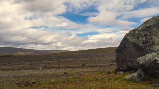 Lapso Tiempo Video Montañas Paisaje Verano — Vídeos de Stock