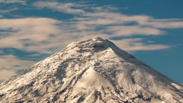 Time Lapse Βίντεο Της Antisana Ηφαίστειο Άνδεις Βουνά Και Μπλε — Αρχείο Βίντεο