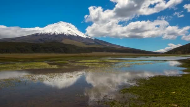 Időeltolódás Videó Cotopaxi Vulkánról Ecuadori Andokban — Stock videók